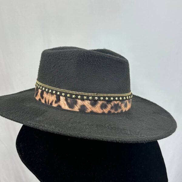 Sombrero bruss, color negro decor - Image 3