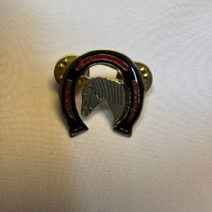 Bing herradura y cabeza de caballo gris