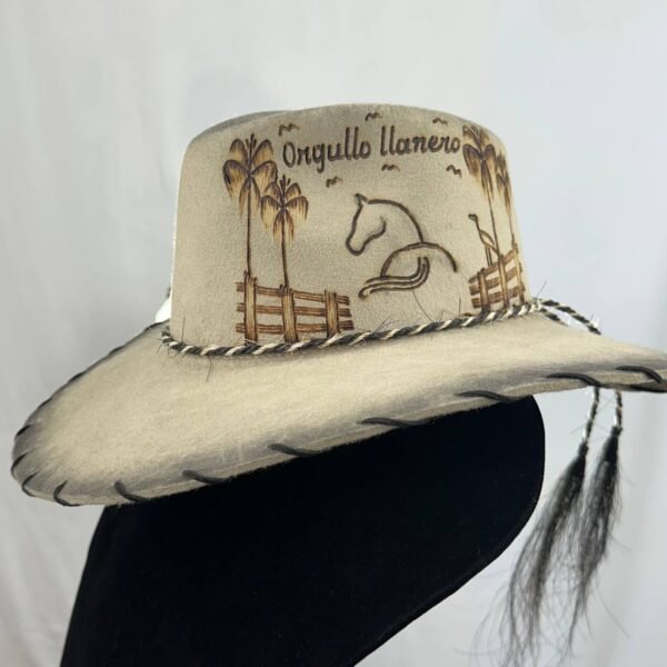 Sombrero pija beige decor - Image 2