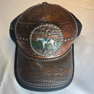 Gorra de niño Mexican, en cuero