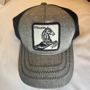 Gorra Salto en maya, color gris, bordada