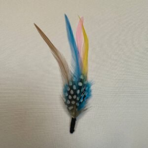 Adorno de Plumas "Arcoíris Silvestre"