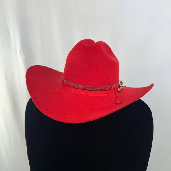 Sombrero color rojo, Dexon, estilo Marlboro - Image 3