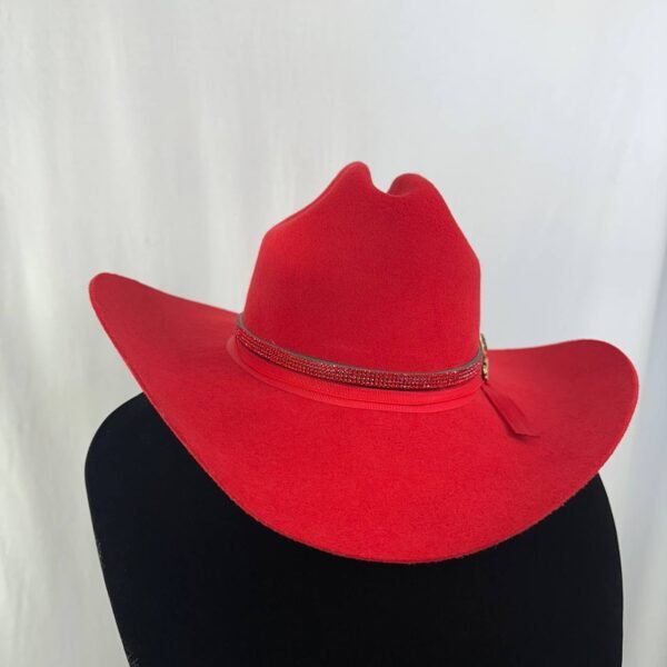 Sombrero color rojo, Dexon, estilo Marlboro - Image 2