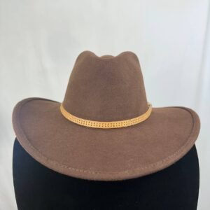 Sombrero Daxon color café estilo borsalino