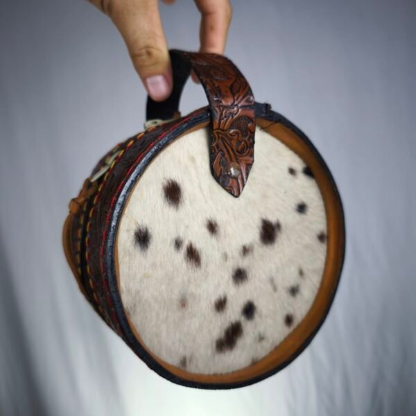 Bolso Boll, en cuero  blanco